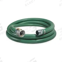 Suction and Discharge Hose: 6 in Hose Inside Dia., 45 psi, Green, 6 in x 6 in Fitting Size (MPN SP600-15CN). Key specifications — Temp. Range: 0° to 158°F; Hose Color: Green; Brand: APPROVED VENDOR.