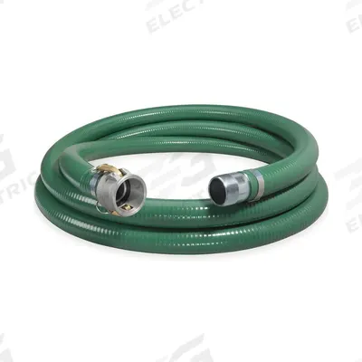 APPROVED VENDOR Suction and Discharge Hose: 6 in Hose Inside Dia., 45 psi, Green - PVC Water Suction & Discharge Hose Assemblies with Rigid PVC Helix Reinforcement
