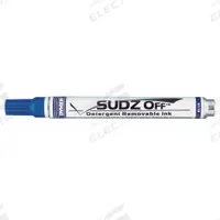DYKEM Ink Industrial Marker: Detergent Removable, 1/2 in Tip Wd, Bullet Tip Shape, Blue, Point (MPN 91938). Key specifications — attr1270537: DYKEM; attr1270568: Less than 1 min.