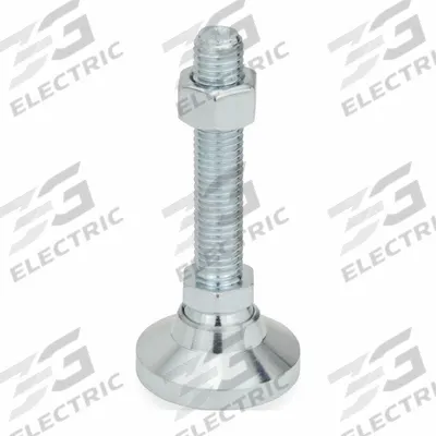 JW WINCO Male-End Leveling Mount: Swiveling Stud, M24 Thread Size, 60 mm - Swivel Male Leveling Mounts