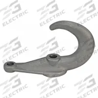 BUYERS PRODUCTS Tow Hook: 8 1/2 in Overall Hook Size, 5 1/2 in Overall Wd, 8 1/2 in Overall Lg (MPN B2800ARH). Key specifications — Material: Forged Steel; Hook Type: Tow Hook; Brand: BUYERS PRODUCTS; Equipment Color: Silver.