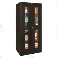 APPROVED VENDOR Storage Cabinet: 36 in x 24 in x 72 in, Frame, 4 Adj Shelves, Black, Black, Swing (MPN 210S362472SV-ME). Key specifications — attr87898: Frame; attr87830: Black; attr87831: Unassembled; attr63841: APPROVED VENDOR.