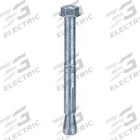 MKT FASTENING Wedge Anchor Stud: 110 mm Overall Lg, 12 mm Dia, M8 Thread Size, Steel, Steel, 50 PK (MPN M16125301). Key specifications — Brand: MKT FASTENING; Anchor Type: Wedge; Finish Type: Zinc Plated.