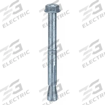 MKT FASTENING Wedge Anchor Stud: 110 mm Overall Lg, 12 mm Dia, M8 Thread Size, Steel - Steel Wedge Anchors