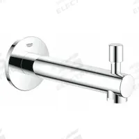 GROHE Bathtub Spout Diverter: 1/2 in Connection Size, NPT Connection, 6 3/4 in Spout Reach (MPN 13275001). Key specifications — Tub Spout Connection Type: NPT; Trim Finish: Chrome; Tub Spout Material: Chrome; Brand: GROHE.