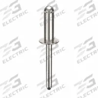 Blind Rivet,2 4/91" L,0.249" dia,PK100: Inch, 2 3/64 in Overall Lg, 23/32 in Body Lg, Dome, 100 PK (MPN AD88ABS203). Key specifications — Brand: POP AVDEL.