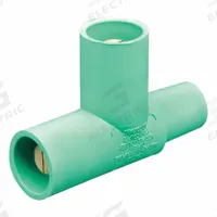 Paralleling Tee: Male-Male-Female, Green, 600V AC, 400 A, Series 16 (MPN 16A21-UG). Key specifications — Brand: LEVITON; Gender Configuration: Male-Male-Female.
