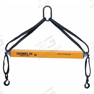 CALDWELL Battery Lifting Beam: Battery Lifting Beam, 7,200 lb Working Load Limit - Corrosion-Resistant Battery Lifting Beams