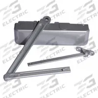 LCN Door Closer: Std Mounting Type, Grade 1 - Heavy Duty, Aluminum, 10 3/8 in Lg (MPN 4031-REG AL). Key specifications — Manufacturer Part Number: 4031-REG AL; Brand: LCN; Closer Series: 4031; Closer Type: Non-Hold Open; Location Use: Interior/Exterior; Spring Type: Adjustable; Product Type: Door Closer; Spring Size: 4.