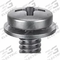 SEMS Screw: Internal Tooth, M4x0.70 Thread Size, 6 mm Lg, Stainless Steel, Passivated, Pan, 10 PK (MPN 1-MPI-4-6). Key specifications — Drive Size: #2.