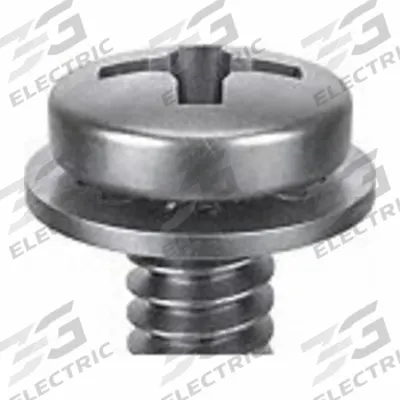 SEMS Screw: Internal Tooth, M4x0.70 Thread Size, 6 mm Lg, Stainless Steel, Passivated - Machine Screws with Internal Tooth Lock Washers