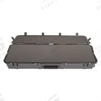 SKB Protective Case: 16 in x 56 in x 9 in, Solid, Black, 2 Wheels, 35 lb Wt (MPN 3I-5616-9B-L). Key specifications — Brand: SKB; Material: Plastic; Closure Type: Latches.