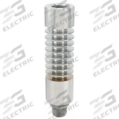 ASHCROFT Finned Pressure Siphon Snubber: 316 Stainless Steel, 1/2 in NPT, 6 in Lg - Finned Siphons