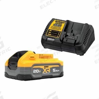 DEWALT Battery Kit: 20V MAX*, 5 Ah, Battery Included, Charger Included - DEWALT Cordless Tool Batteries