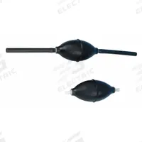 HEATHROW SCIENTIFIC Bulb Pipette Controller: 85 mL Capacity - Max, Non-Sterile, 1 Channels (MPN HS20631B). Key specifications — Brand: HEATHROW SCIENTIFIC; Pipettor Type: Manual Bulb Controller; Product Type: Bulb Pipette Controller; Sterility: Non-Sterile; Material: Rubber; Disposability: Reusable; Color: Black.