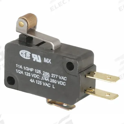 Honeywell Miniature Snap Action Switch: Roller Lever Actuator, 1NO/1NC - Roller-Lever Snap-Action Switches