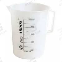 APPROVED VENDOR Beaker: Tall Form with Handle, Printed Graduation, Polypropylene, Translucent (MPN P50806). Key specifications — attr1370319: Translucent; attr1370337: Printed; attr1370306: White; attr1370307: APPROVED VENDOR; attr1370311: Beaker; attr1370320: Yes.