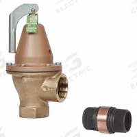 WATTS Temperature and Pressure Relief Valve: Section XIII ASME Section, MNPTF x FNPTF, Bronze (MPN 1 40XL-4-125/210 FS). Key specifications — Brand: WATTS; Body Material: Bronze.