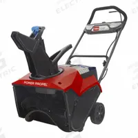TORO Cordless Walk-Behind Snow Blower Kit: 210° Chute Turning Radius, Cordless, Chute Mounted Handle (MPN 39921). Key specifications — Battery Capacity: 10 Ah; Speed Settings: Variable; Includes: Battery; Brand: TORO.