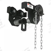DAYTON Geared Trolley: Geared, 4,000 lb Max Hoist Load Capacity (MPN OZ2GBT). Key specifications — For Beam Shape: Tapered; Trolley Frame Material: Steel.