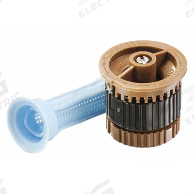 RAIN BIRD Spray Head Nozzle: 0 to 360°, 9 to 12 ft, 0.59 to 1.67 gpm, 15 to 30 psi - Pop-Up Sprinkler Heads