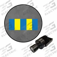 VISUAL WORKPLACE INC. Virtual Safety LED Walkway: Virtual Safety LED Walkway, Blue/Yellow Stripe (MPN 66-3139-601EX-PS407). Key specifications — Brand: VISUAL WORKPLACE INC.; Includes: LED Projector; Laser Color: Blue/Yellow; Watts: 50 W; Legend/Background Color: Blue/Yellow Stripe; Manufacturer Part Number: 66-3139-601EX-PS407; Product Type: Virtual Safety LED Walkway; Product Includes: Projector with Lens.