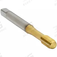 OSG Thread Forming Tap: M5x0.8 Metric, D4 / 6H, Modified Bottoming Chamfer, TiN Coated Cobalt (MPN 1410103205)