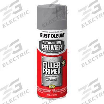 RUST-OLEUM Auto Body Filler Primer: Exterior/Interior, Auto Body Filler Primer, Solvent - High Heat Vehicle Primers