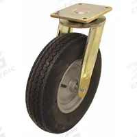 APPROVED VENDOR Plate Caster: Swivel, Steel, 16 in Wheel Dia., 4 1/2 in Wheel Wd, Hole, Rectangle (MPN LS-PS 420K). Key specifications — Brand: APPROVED VENDOR; Swivel Raceway Type: Double Ball; Roll Up: Swivel.