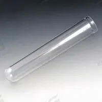 GLOBE SCIENTIFIC Test Tube: Test Tube, Polystyrene, 15 mL Capacity - mL, 0.47 oz Capacity - oz, LDPE (MPN 110182). Key specifications — Brand: GLOBE SCIENTIFIC; Graduated: No; Includes Closure: No; Body Color: Colorless; Bottom Shape: Round; Body Material: Polystyrene.