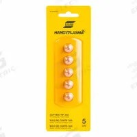 ESAB Plasma Cutting Tip: For ESAB HandyPlasma 60A Torch, 35 A (MPN 0559337001). Key specifications — Manufacturer Part Number: 0559337001; For Plasma Torch Type: Handheld; Brand: ESAB; For Plasma Torch Series (Table): HandyPlasma 60A.