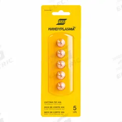 ESAB Plasma Cutting Tip: For ESAB HandyPlasma 60A Torch, 35 A (MPN 0559337001). Key specifications — Manufacturer Part Number: 0559337001; For Plasma Torch Type: Handheld; Brand: ESAB; For Plasma Torch Series (Table): HandyPlasma 60A.