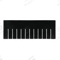 AKRO-MILS Divider: 15 3/8 in x 5 1/2 in, Black, For 9 1/8 in Bin Wd, Plastic, Long Side (MPN 42166). Key specifications