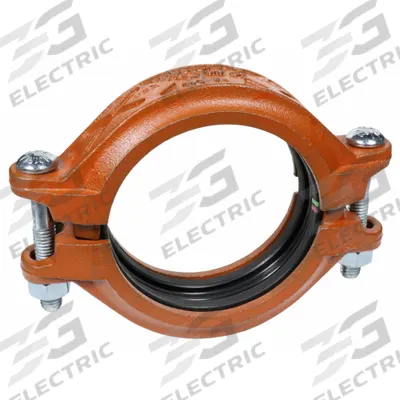 GRUVLOK Clamp Coupling: Clamp, 6 in x 6 in, Ductile Iron, EPDM Seal - Grooved Pipe Couplings