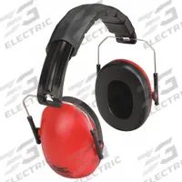 CONDOR Earmuffs: Over-the-Head Earmuff, Passive, 21 dB NRR, Foldable, PVC, Red (MPN 26X626). Key specifications — attr114053: Foldable; attr114052: No; attr114015: POM; attr114029: PVC; attr114038: Red; attr114033: Steel Wire Construction; attr114014: Black; attr114009: CONDOR.