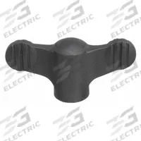 KIPP Hand Knob: Wing, Plastic w/ SS Thread, M10 Thread, 14 mm Thread Lg, 75 mm Dia (MPN K0274.0210). Key specifications — Brand: KIPP.