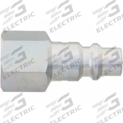 HANSEN Quick Connect Hose Coupling: 1/4 in Body Size, 1/4 in Hose Fitting Size - Industrial Interchange Steel Quick-Connect Air Coupling Plugs
