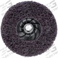 SCOTCH-BRITE Non-Woven Depressed Center Disc: 4 1/2 in x 5/8"-11, Silicon Carbide, Extra Coarse (MPN 7100175252). Key specifications — Series: XO-DC; Brand: SCOTCH-BRITE.