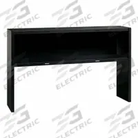 HIRSH Desk Hutch: Black, 0 Drawers, 59 in Overall Wd, 36 in Overall Ht, 60 in Overall Lg (MPN 20561). Key specifications — Brand: HIRSH; Color: Black; Product Type: Desk Hutch.