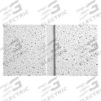 ARMSTRONG Ceiling Tile: 1761C, Fine Fissured, 24 in x 48 in, Angled Tegular, 0.55 NRC, 35 CAC, 10 PK. Key specifications — Sub-brand: FINE FISSURED(TM) Second Look(R); Display Sell UOM: PK; Material: Mineral Fiber; Color: White; Application: Libraries; Resistance Properties: Fire Resistive; Series: Fine Fissured; Edge Type: Angled Tegular.