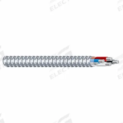 SOUTHWIRE Metal Clad Cable: 12 AWG, 6 Conductors, Copper, 1,000 ft, Aluminum, Std - Multi-Circuit Metal-Clad Cables