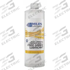 MILES LUBRICANTS Compressor Oil: 16 fl oz, Bottle, 30 SAE Grade, 100 ISO Viscosity Grade, Food Grade (MPN MSF1552007). Key specifications — attr59744: 104; attr59746: 100; attr59736: Yes; attr59735: Bottle; attr59738: Miles Advanced FG Comp Oil; attr59749: 30.