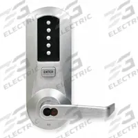 SIMPLEX Mechanical Push Button Lockset: ADA Compliant, Chrome (MPN 5021-B-WL-26D-41). Key specifications — Product Type: Mechanical Push Button Lockset; Manufacturer Part Number: 5021-B-WL-26D-41; Key Override Options: Best and Equivalents (6 or 7 Pin).