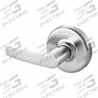 CORBIN Door Lockset: Dummy Lever Locksets, Chrome, ADA Compliant (MPN CLX3350 AZD 626). Key specifications — Ligature Resistance: Not Ligature-Resistant; Brand: CORBIN; Visual Indicator Message: No Message; Lockset Style: Armstrong Lever; ADA Compliant: Yes; Finish: Satin Chromium-Plated.