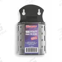 WESTWARD Utility Blade: 2 3/8 in Blade Lg, 3/4 in Blade Wd, 0.023 in Blade Thick, 12F752, 100 PK (MPN 2ZRH8). Key specifications — attr307708: 12F752; attr307711: Steel; attr307707: Yes; attr324888: WESTWARD.