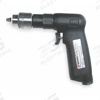 INGERSOLL RAND Air-Powered Drill: 1/4 in Chuck, Medium Duty, 2,800 RPM, 0.25 hp, Keyed (MPN 1AL1). Key specifications — attr1320790: INGERSOLL RAND.