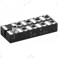 MURRELEKTRONIK IO-Link hub: 8 Output Ports, 5-Pole A-Coded M12 Female, 16 Digital Inputs, IP68 (MPN 59719). Key specifications — attr912985: COM3 (230.4 kbit/s); attr912983: 24V DC; attr912984: IP68.