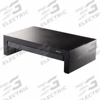 FELLOWES Laptop Stand: Black/Pearl, Storage Tray, 6 in Max Ht, 4 3/8 in Min Ht, 16 in Overall Wd (MPN 8038101). Key specifications — attr991949: FELLOWES; attr991954: Monitors up to 40 lb.