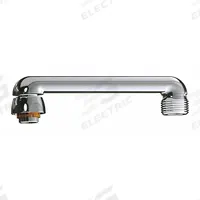 CHICAGO FAUCETS Spout: Spout, Straight, Swivel Spout, Brass, Polished Chrome, Laminar, UNEF (MPN S6E2JKABCP). Key specifications — Includes: Mounting Hardware; Product Type: Spout; Spout Style: Swivel; Body Material: Brass; Color/Finish: Polished Chrome; Brand: CHICAGO FAUCETS.