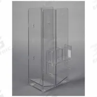 Cryo Box Holder: 8 1/4 in Overall Wd, 15 in Overall Ht, 5 3/8 in Overall Lg, PETG, Clear, (14) Boxes (MPN CRYO14-W). Key specifications — Material: PETG; Mounting Location: Wall; Color: Clear; Product Type: Cryo Box Holder; Total Holding Capacity: (14) Boxes; Brand: POLTEX.
